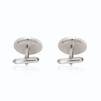 Tiffany & Co. Classic Oval Cufflinks in Sterling Silver