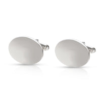 Tiffany & Co. Classic Oval Cufflinks in Sterling Silver