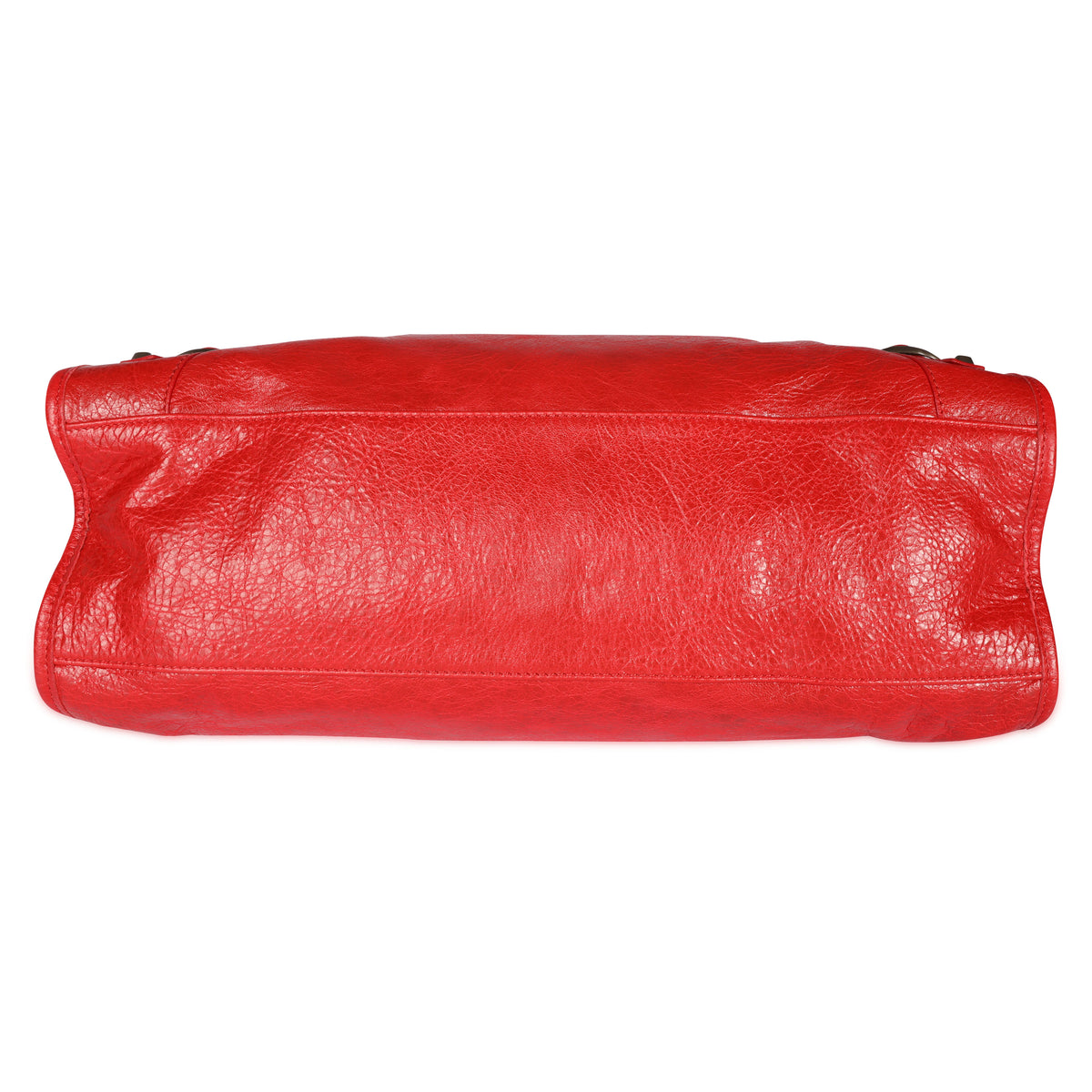 Balenciaga Red Lipstick Lambskin Classic City Bag