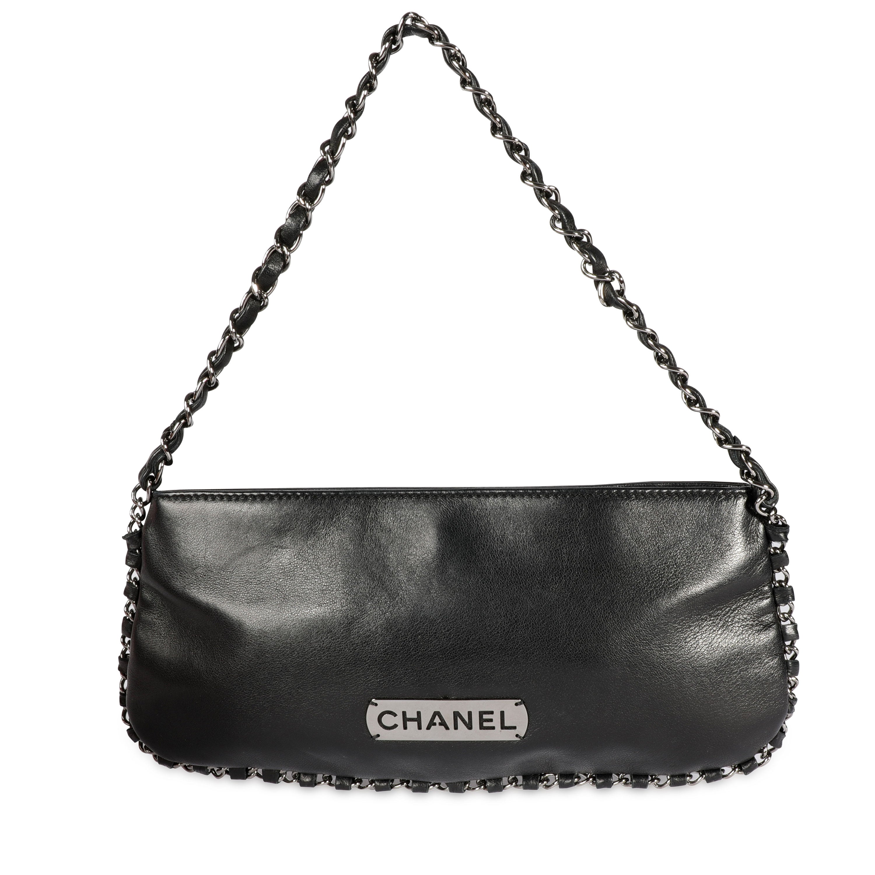 Chanel Black Lambskin Chain Pochette by WP Diamonds – myGemma