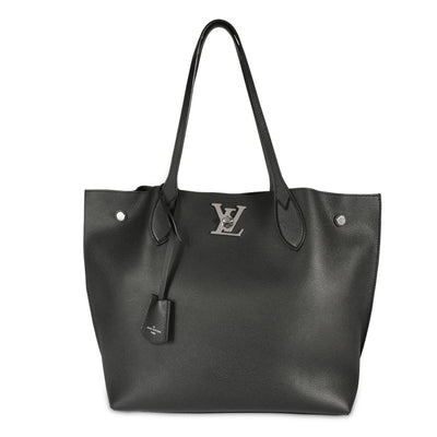 Louis Vuitton Black Calfskin Lockme Go Tote