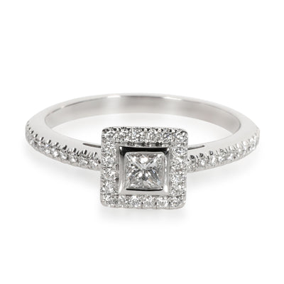 Tiffany & Co. Grace Princess Diamond Ring in  Platinum 0.27 CTW