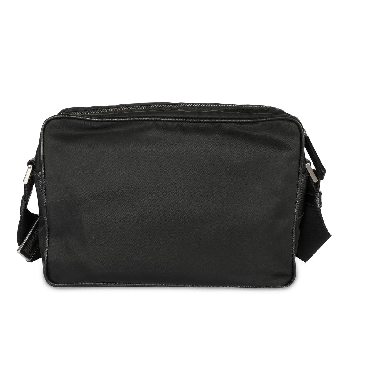 Prada Black Nylon & Saffiano Leather Camera Bag