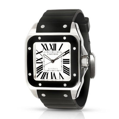 Cartier Santos 100 W20121U2 Mens Watch in  Stainless Steel