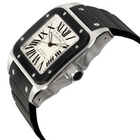 Cartier Santos 100 W20121U2 Mens Watch in  Stainless Steel