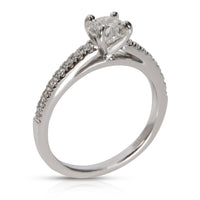 Scott Kay Diamond Engagement Ring in 14K White Gold H VS2 0.91 CTW