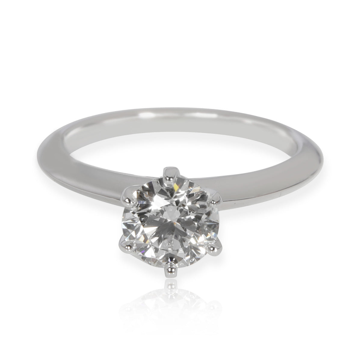Tiffany & Co. Solitaire Diamond Engagement Ring in Platinum (G VS2 1.00 ct)