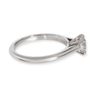 Cartier 1895 Diamond Solitaire Engagement Ring in Platinum H VVS2 0.74 CTW