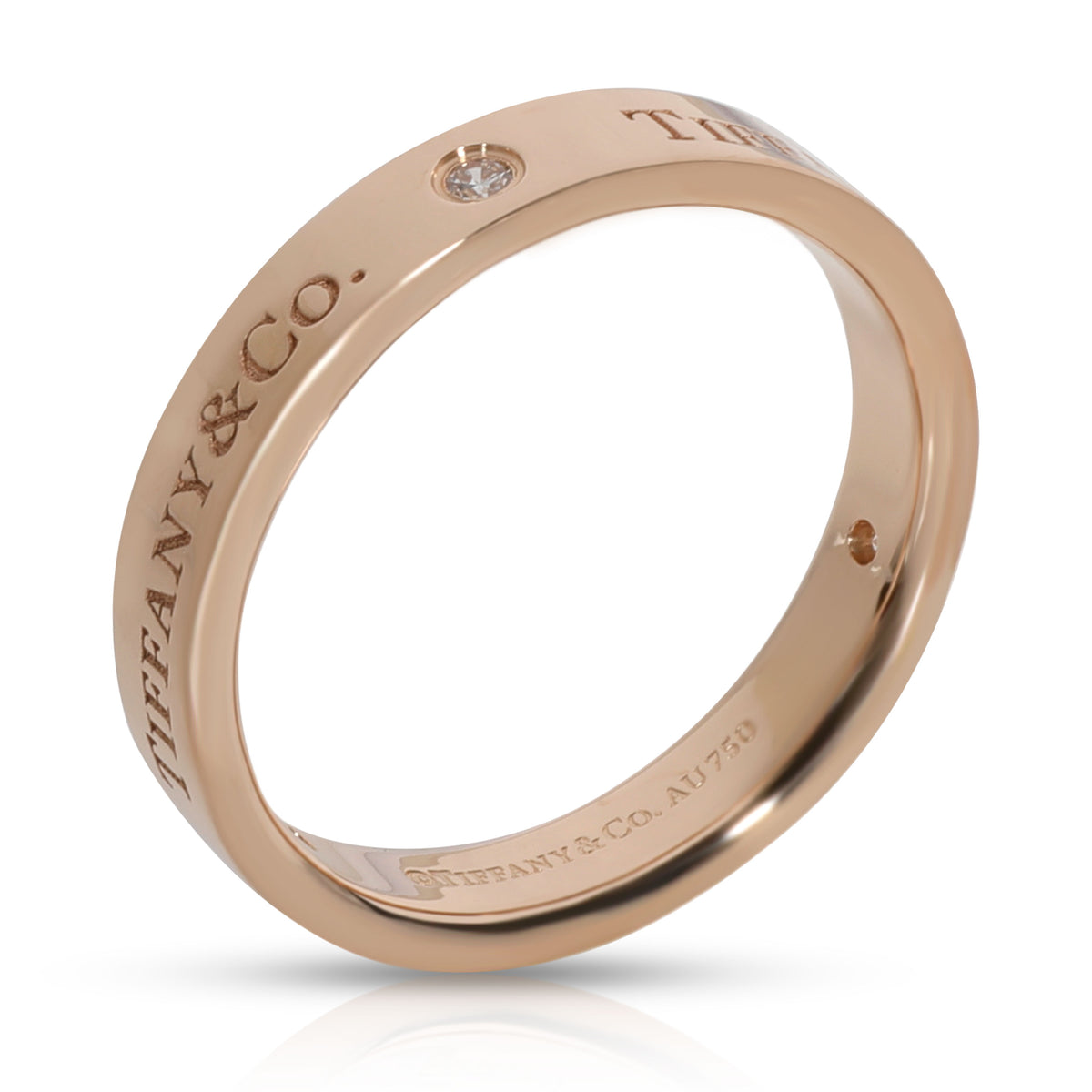 Tiffany & Co. Diamond Wedding Band in 18K Rose Gold 0.07 CTW