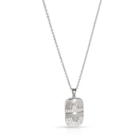 Bulgari Parentesi Diamond Necklace in 18K White Gold 0.52 CTW