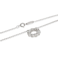 Tiffany & Co. Jazz Circle Diamond Necklace in Platinum 0.90 CTW