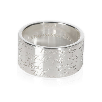 Tiffany & Co. Notes Band in  Sterling Silver