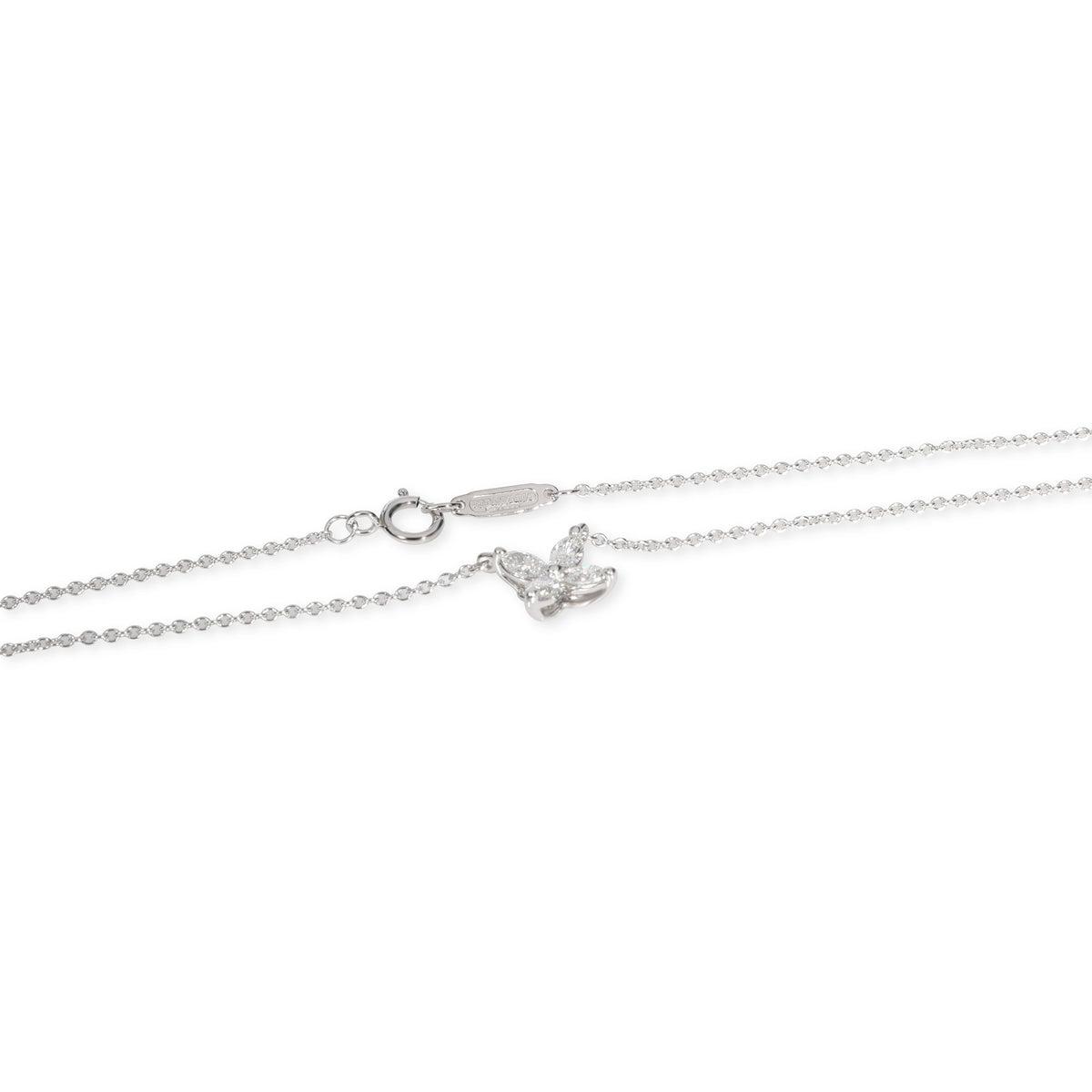 Tiffany & Co. Victoria Diamond Necklace in  Platinum 0.32 CTW