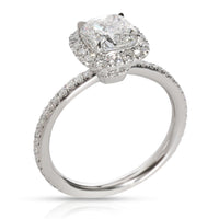 Harry Winston Cushion Diamond Engagement Ring in  Platinum E VS1 1.76 CTW