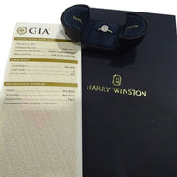 Harry Winston Cushion Diamond Engagement Ring in  Platinum E VS1 1.76 CTW