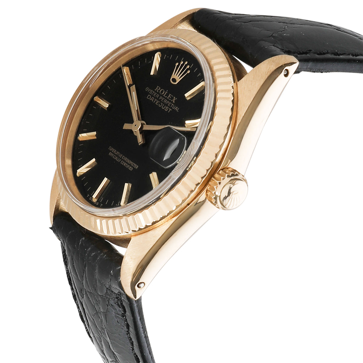 Rolex Datejust 6827 Unisex Vintage Watch in 18kt Yellow Gold
