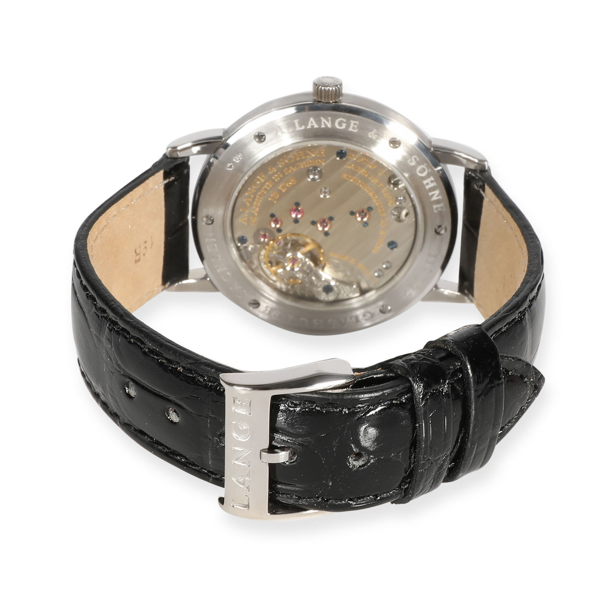 A. Lange & Sohne Saxonia 219.028 Men's Watch in 18kt White Gold
