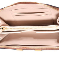 Chloé Tan Leather Marcie Wristlet Wallet