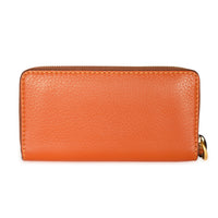 Chloé Tan Leather Marcie Wristlet Wallet