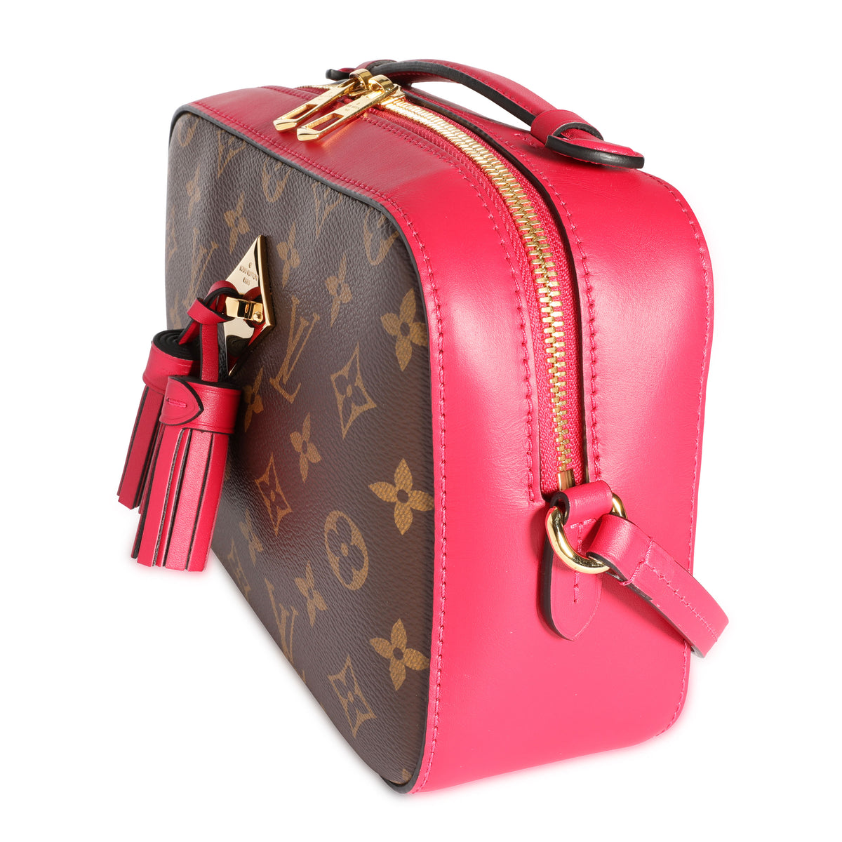 Louis Vuitton Monogram Saintonge Crossbody With Freesia Pink - A