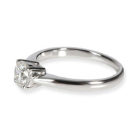 GIA Certified Diamond Solitaire Ring in  Platinum G SI1 0.6 CTW