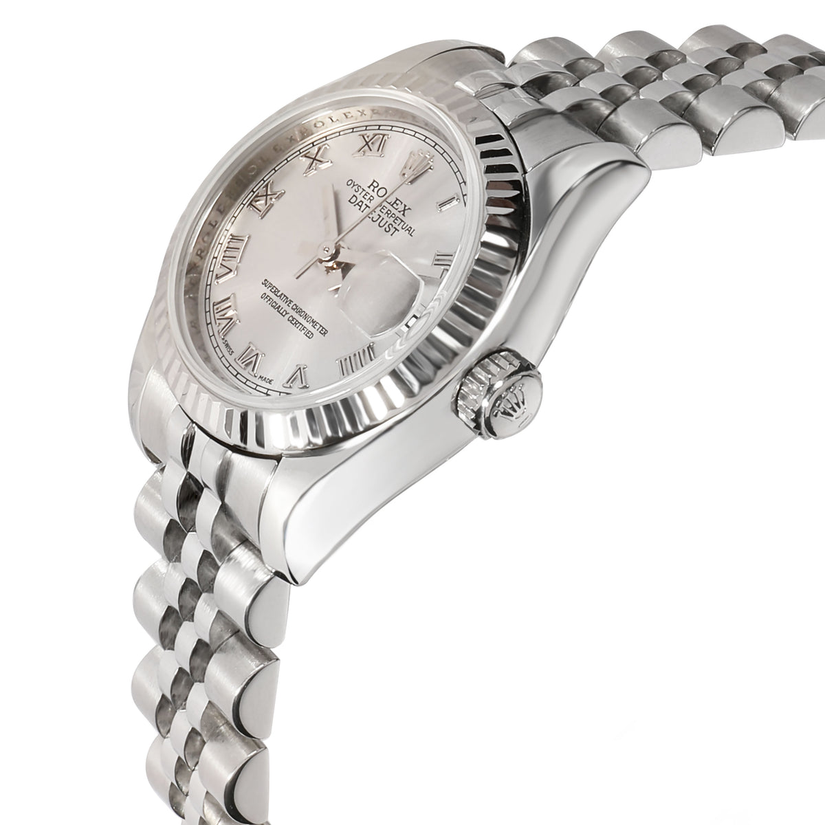 Rolex Datejust 179174 Womens Watch in 18kt Stainless Steel/White Gold