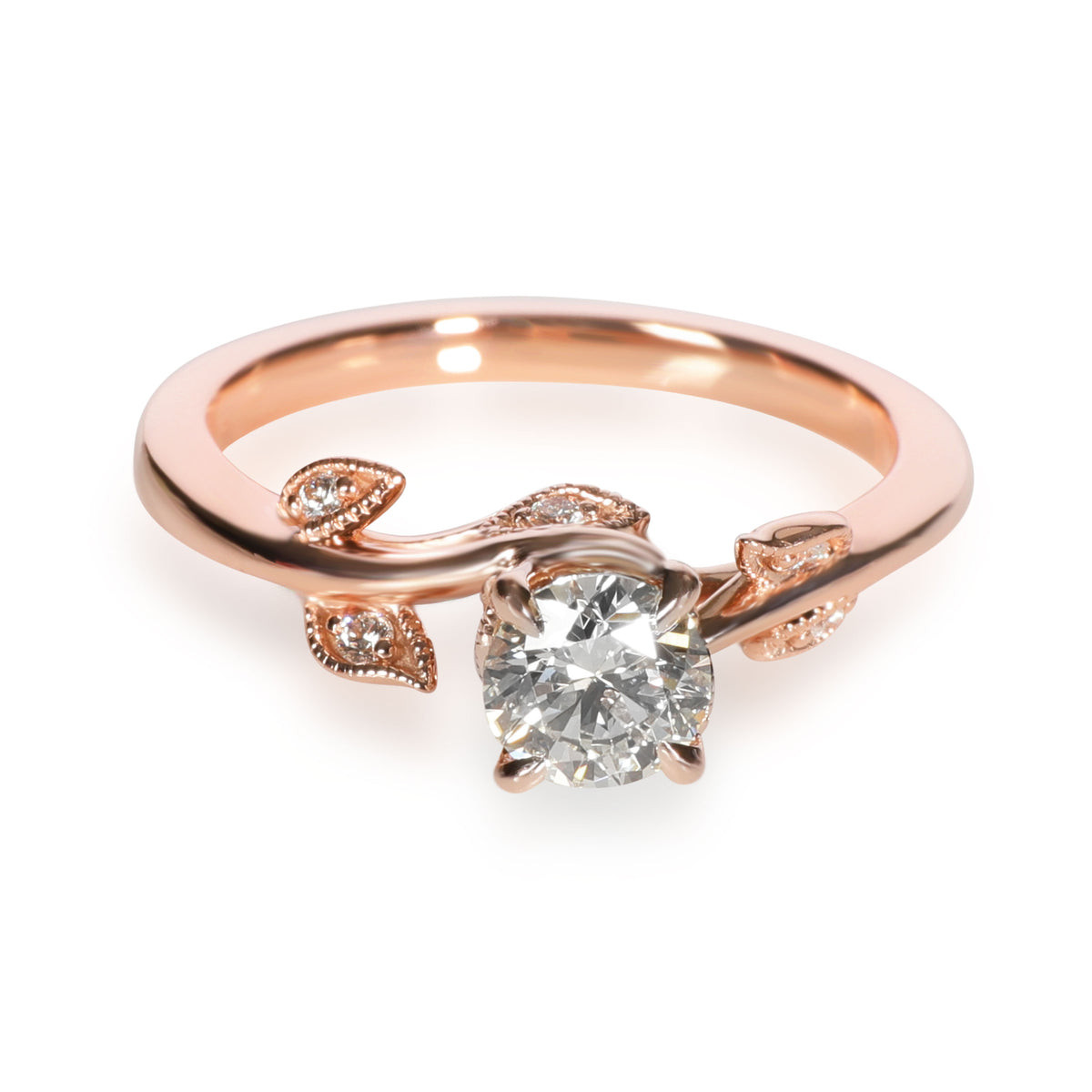 James Allen GIA Diamond Engagement Ring in 14K Rose Gold M VS1