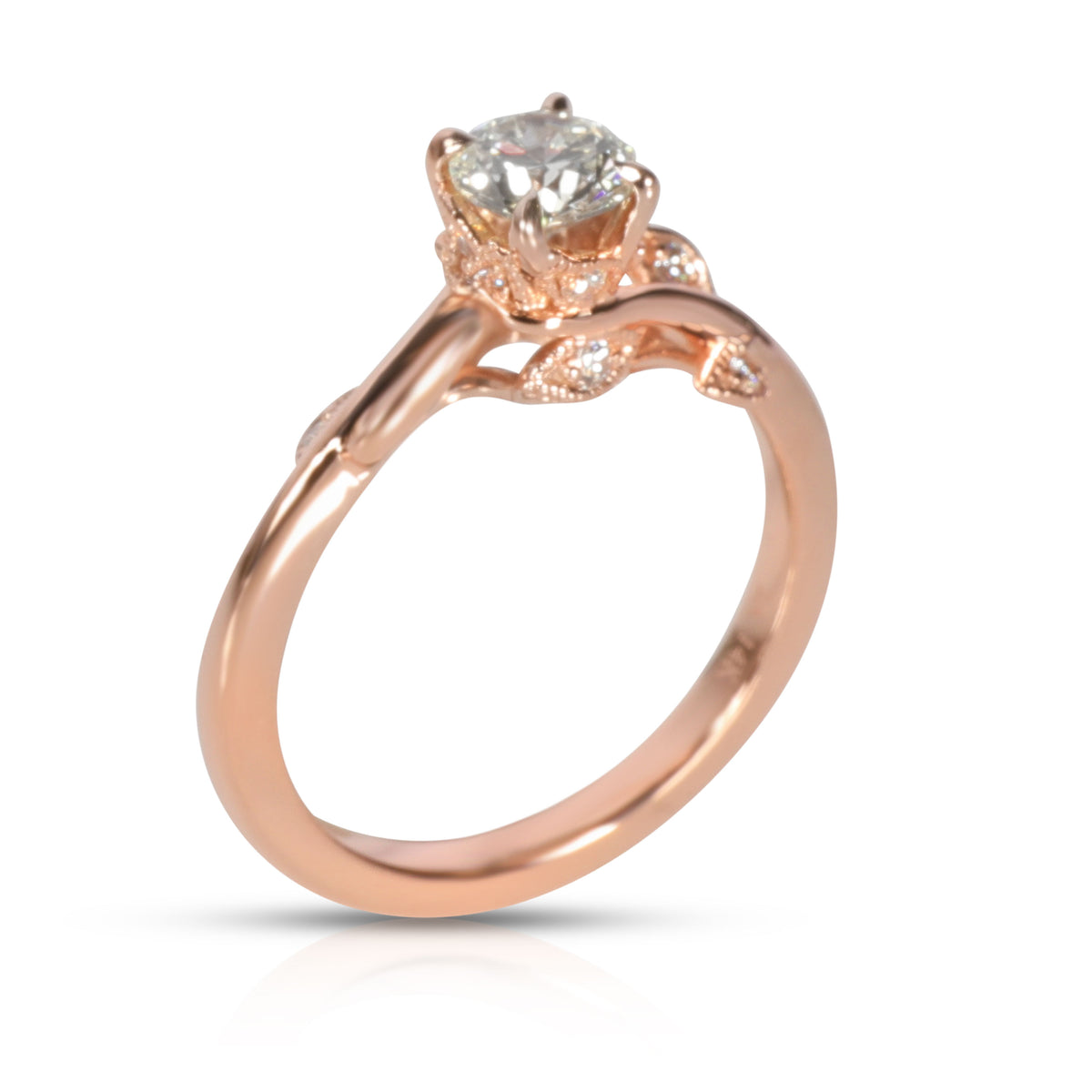 James Allen GIA Diamond Engagement Ring in 14K Rose Gold M VS1 0.57 CTW