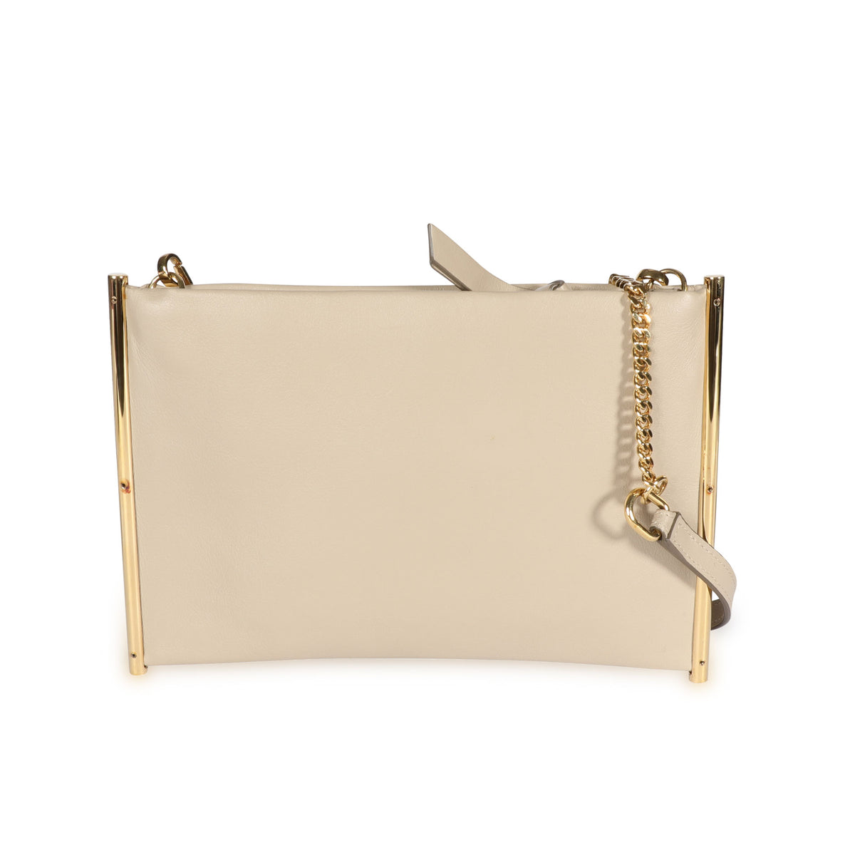 Chloé Motty Gray Leather Mini Roy Clutch by WP Diamonds – myGemma