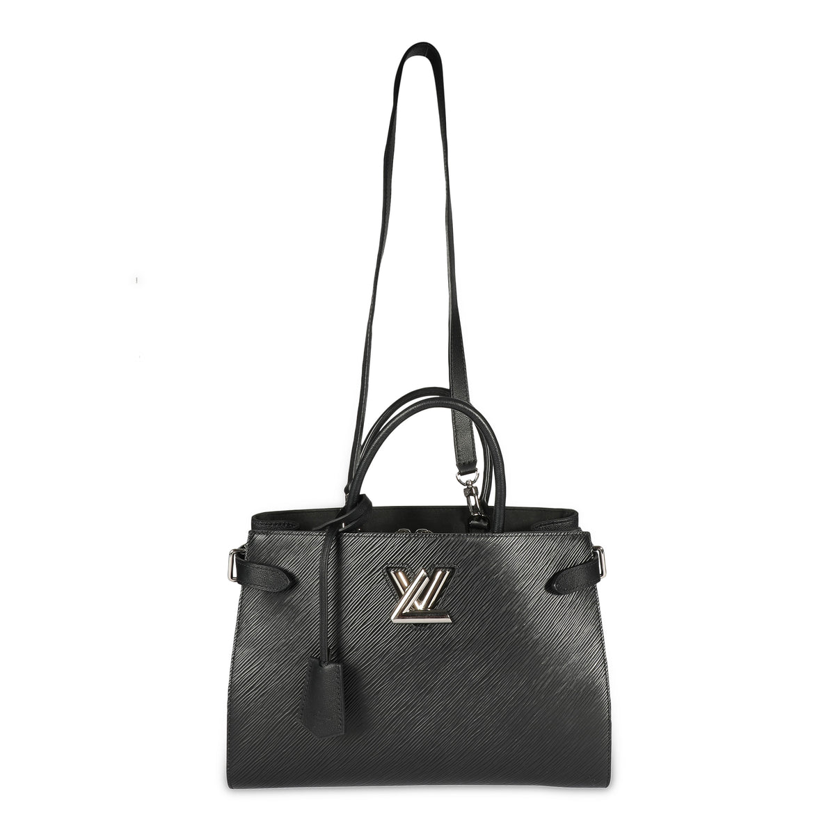 Louis Vuitton Black Epi Leather Twist Tote at Jill's Consignment
