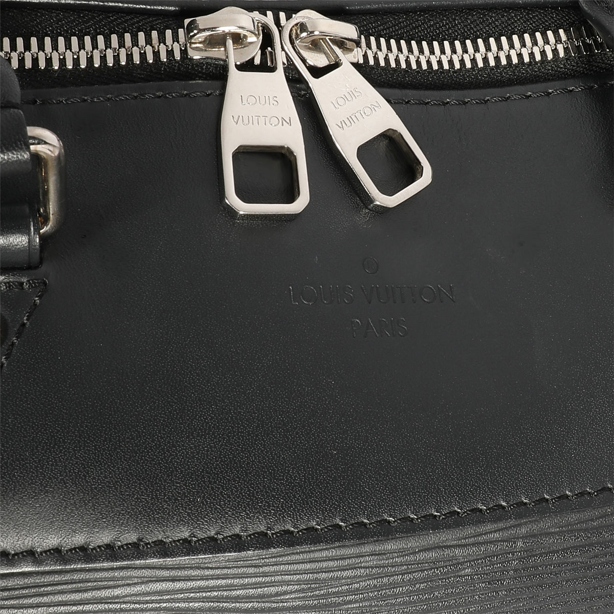 Porte documents jour leather bag Louis Vuitton Black in Leather