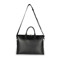 Louis Vuitton Black Epi Leather Porte-Documents Jour Bag