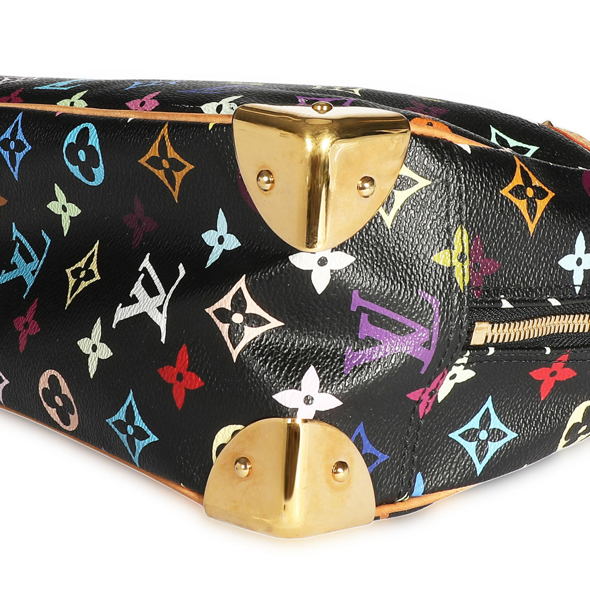 Louis Vuitton x Takashi Murakami Black Monogram Multicolore Trouville