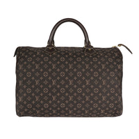 Louis Vuitton Brown Mini Lin Speedy 30