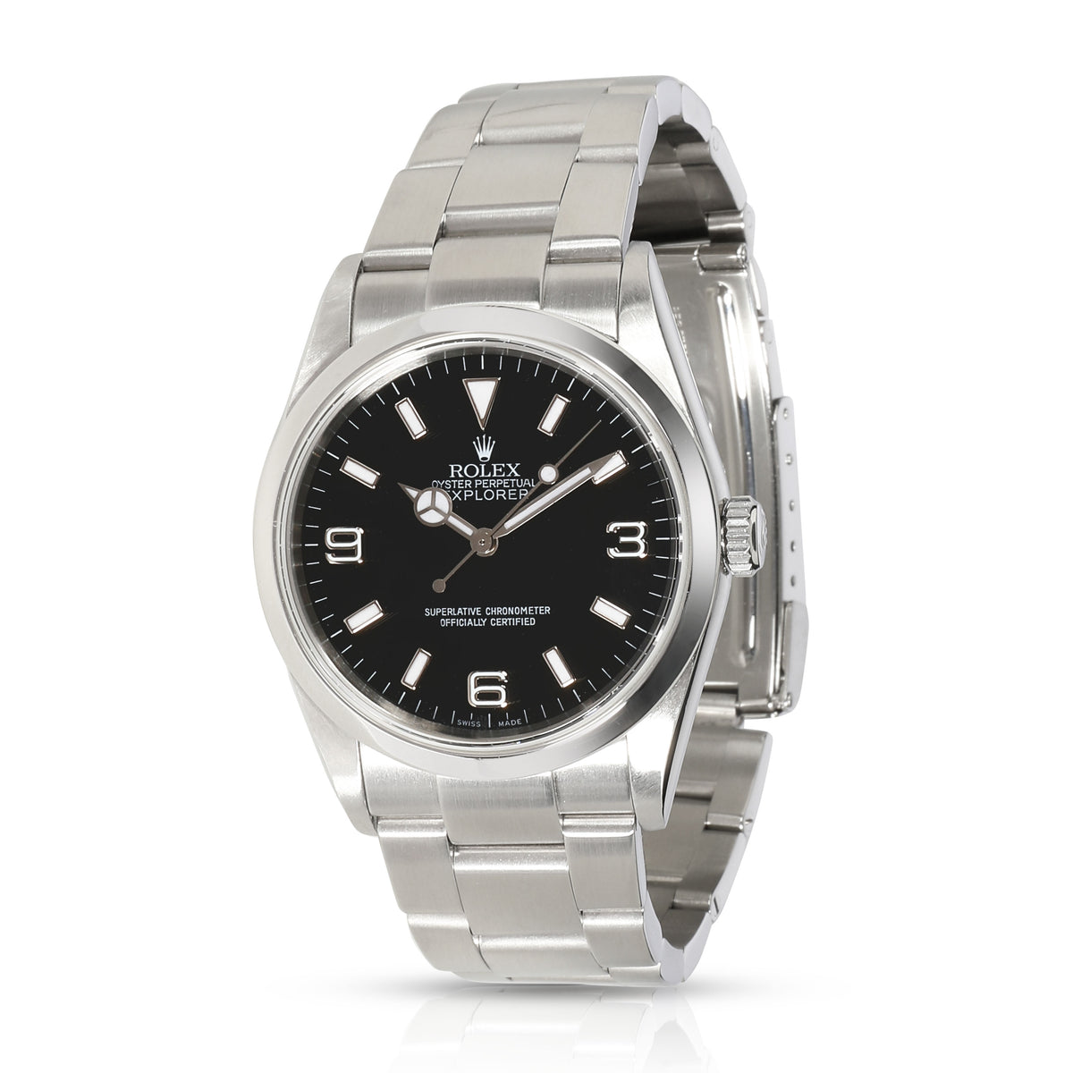 Rolex Explorer 114270 Men's Watch in  Stainless Steel