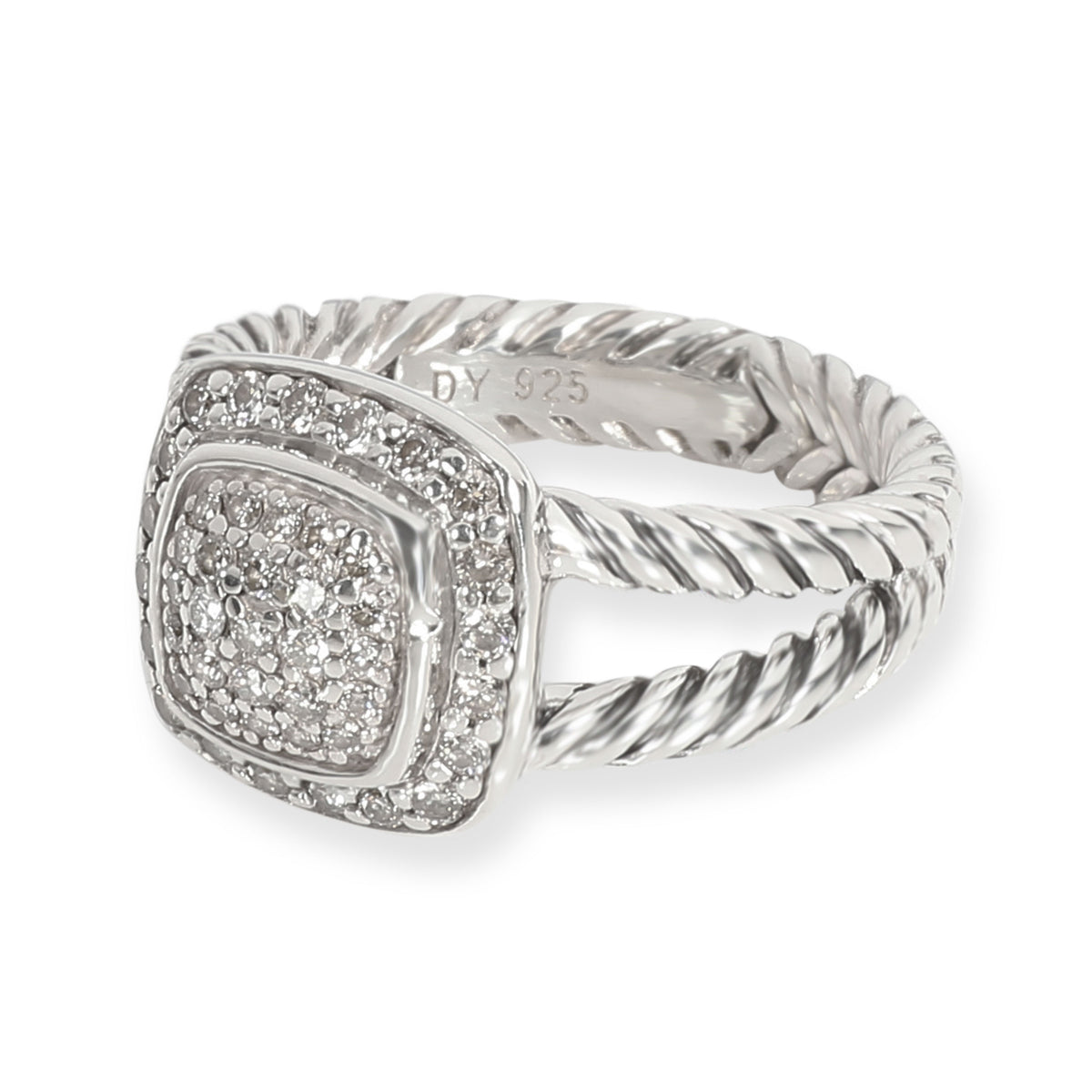 David Yurman Albion Diamond Ring in  Sterling Silver 0.29 CTW