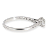 Cartier 1895 Diamond Solitaire Ring in  Platinum 0.39 CTW