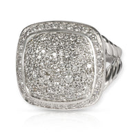 David Yurman Albion Diamond Ring in  Sterling Silver 0.99 CTW