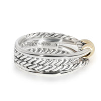 David Yurman X Ring in 18K Yellow Gold/Sterling Silver