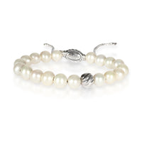 David Yurman Spiritual Beads Pearl Bracelet in  Sterling Silver