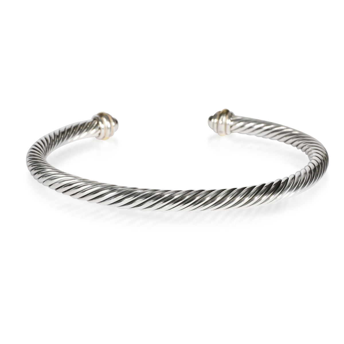 David Yurman Cable Bracelet in 18K Yellow Gold/Sterling Silver