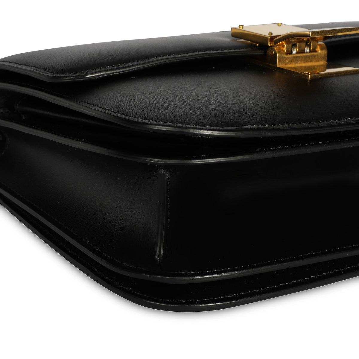 Celine Black Smooth Calfskin Classic Box Bag