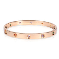 Cartier Love Bracelet with Sapphires in 18K Rose Gold