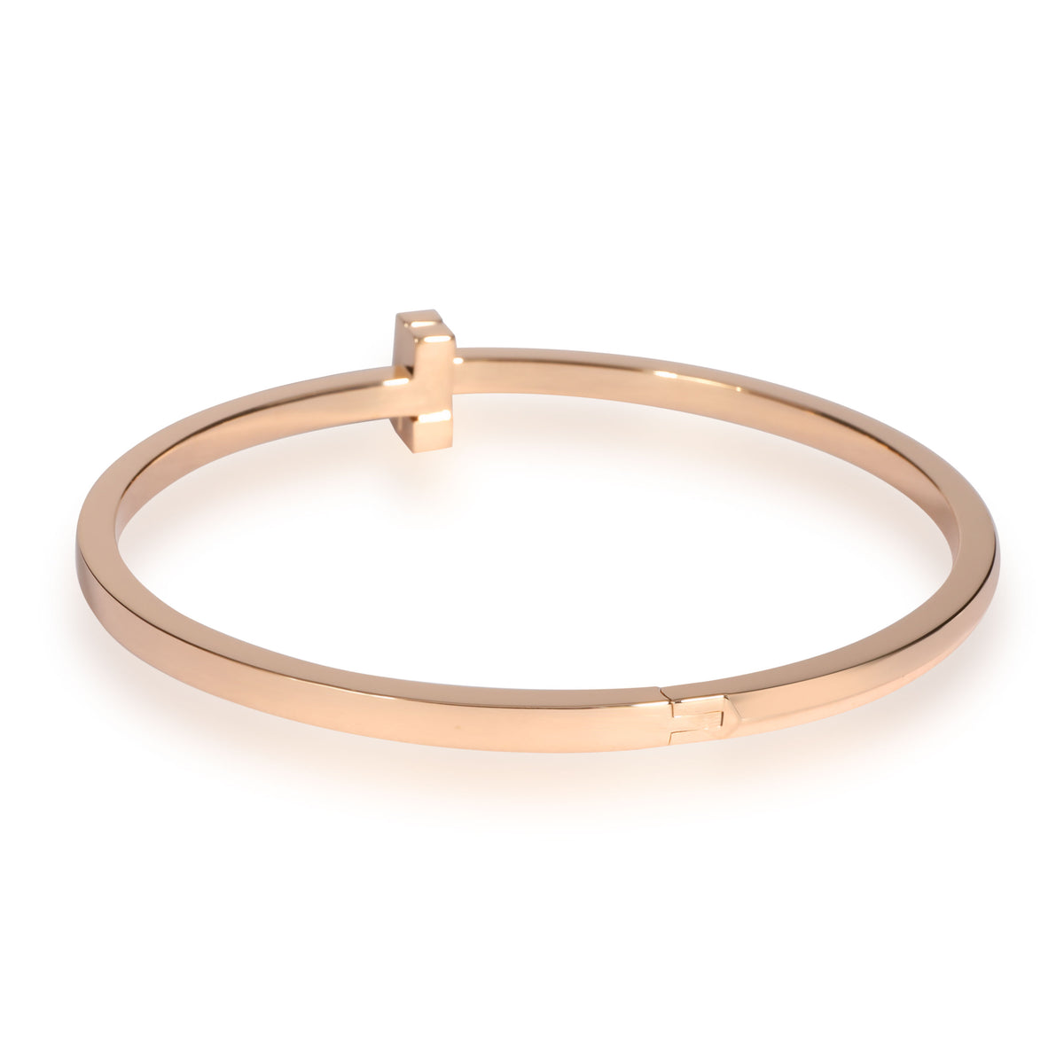 Tiffany & Co. T1 Hinged Bangle in 18KT Rose Gold