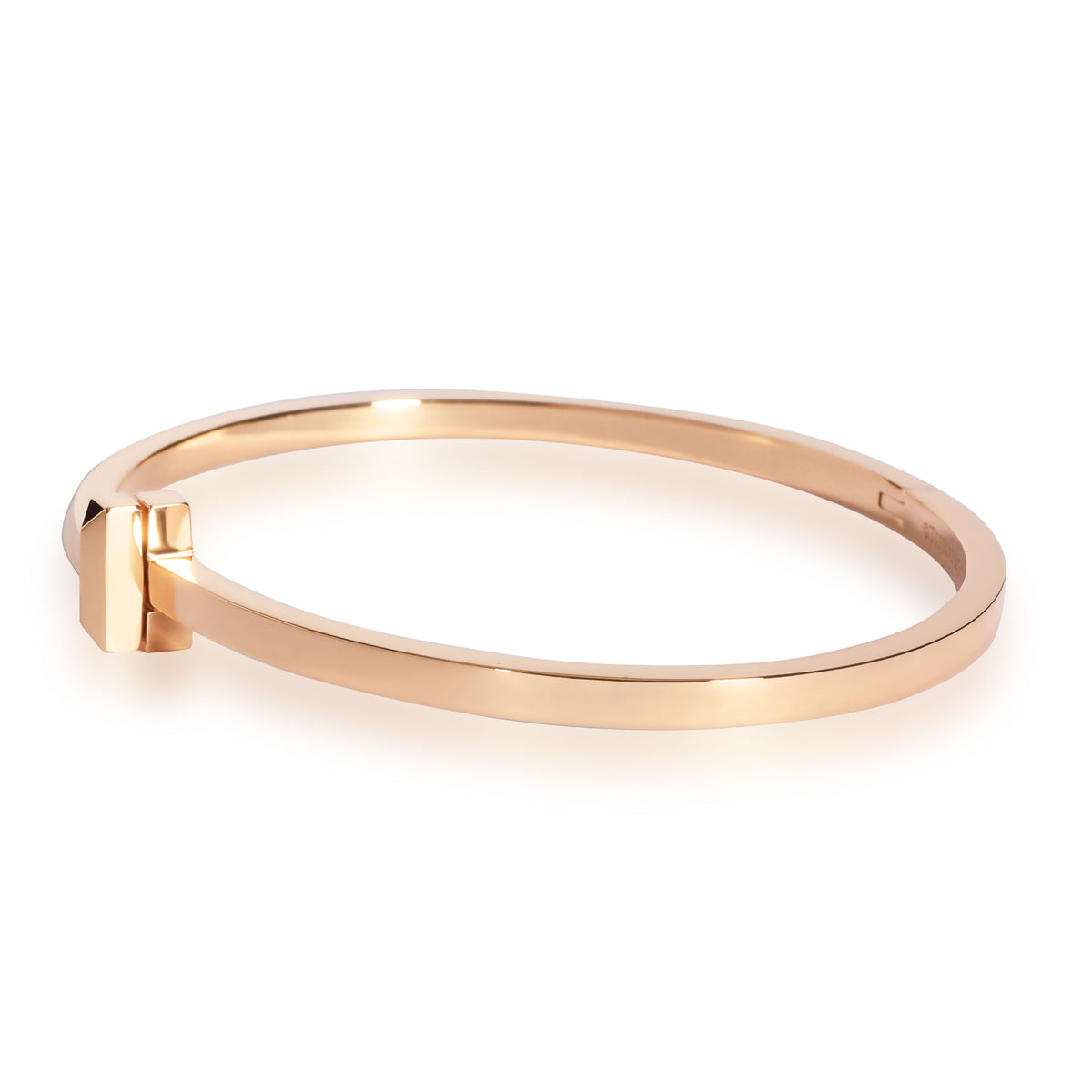 Tiffany & Co. T1 Hinged Bangle in 18KT Rose Gold