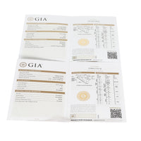 GIA Certified Diamond Stud Earring in 18K White Gold F VS2 0.82 CTW