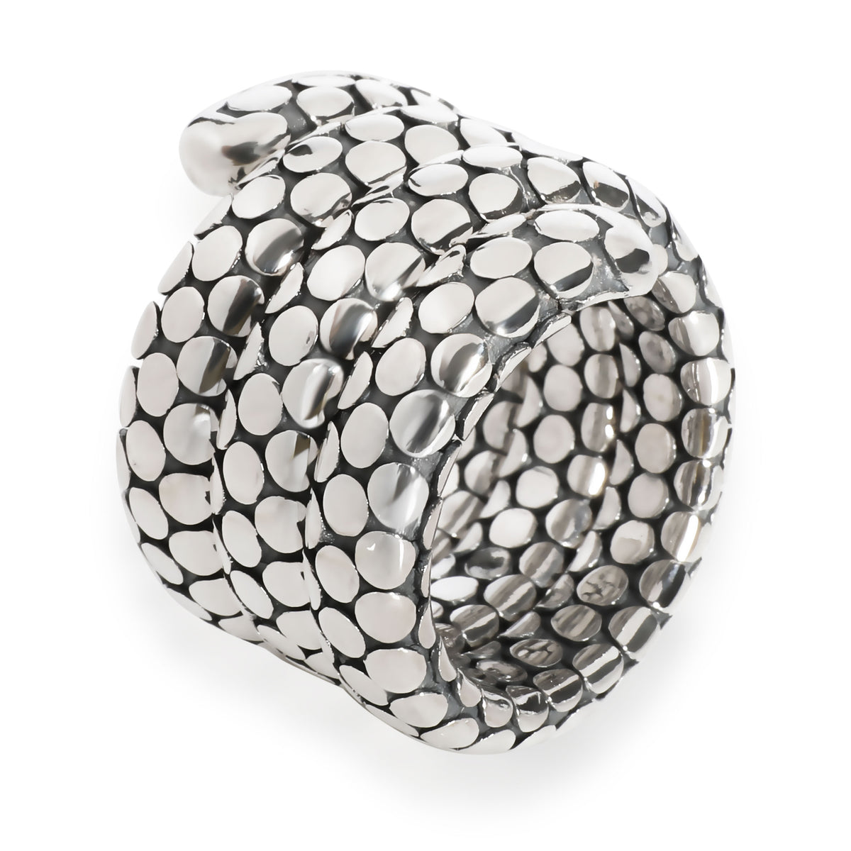 John Hardy Quad Coil Dot Ring in  Sterling Silver