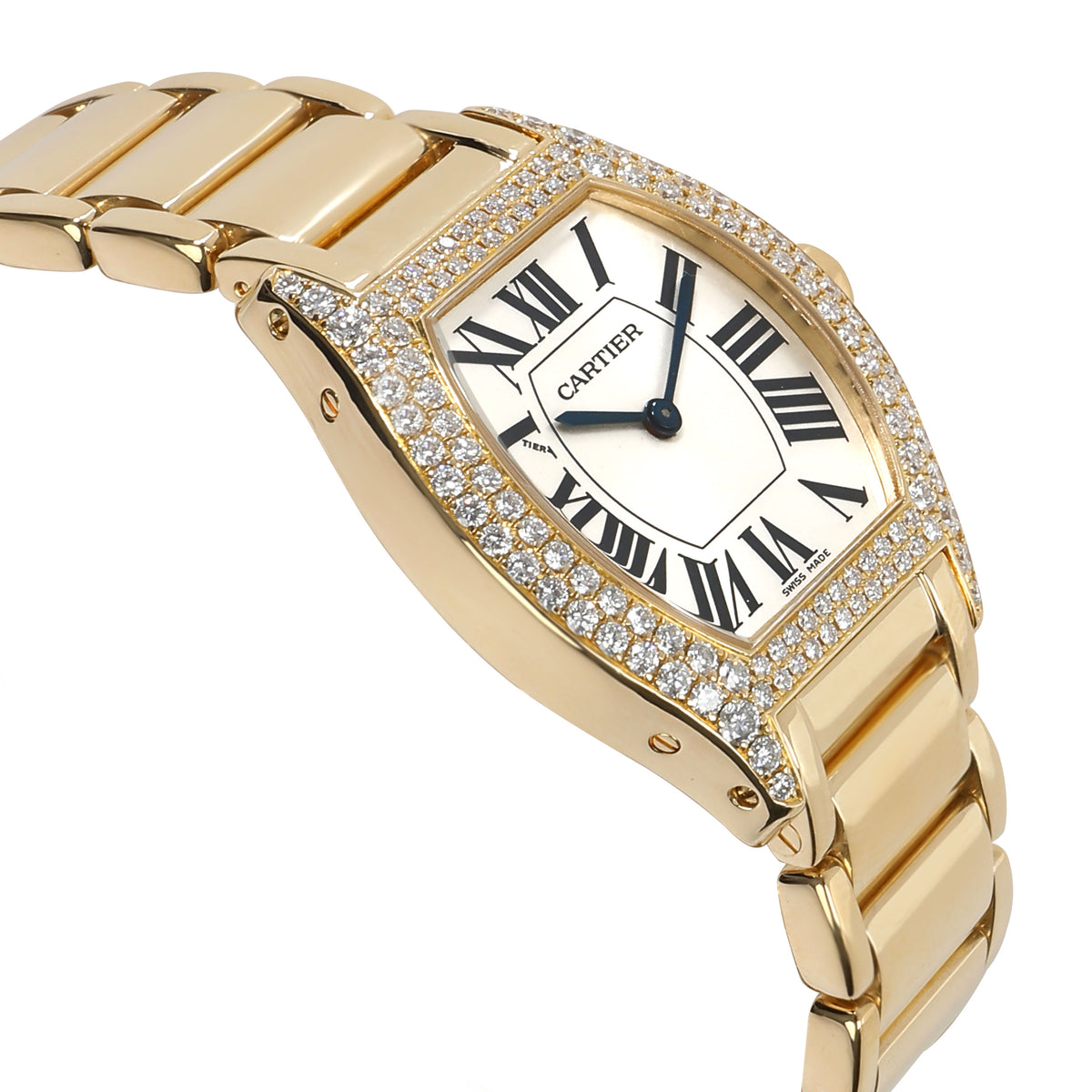 Cartier Tortue 2643 Womens Watch in 18kt Yellow Gold