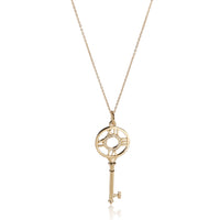 Tiffany & Co. Tiffany Keys Diamond Necklace in 18K Yellow Gold 0.06 CTW