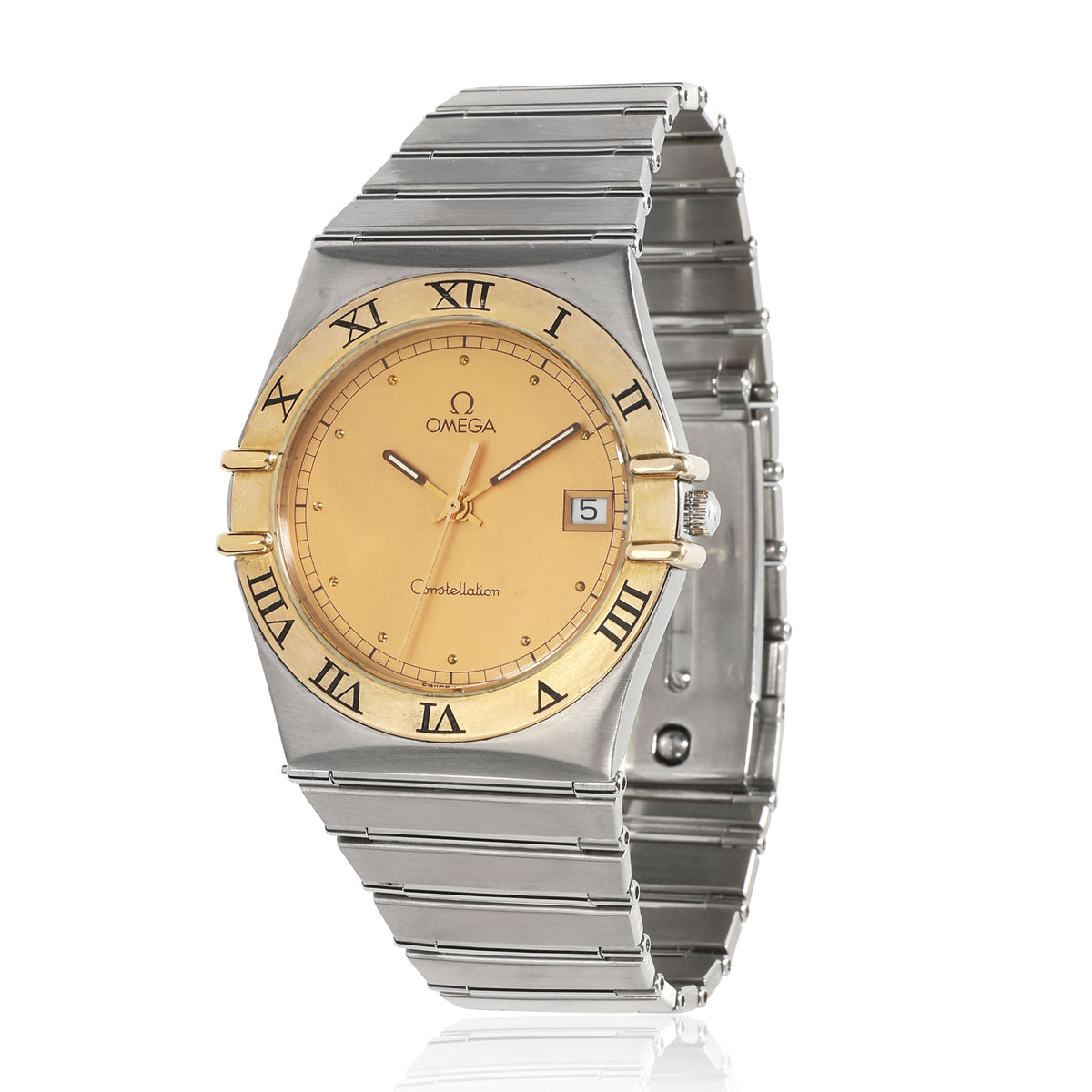 Omega Constellation 1210.10.00 Men's Watch in 18kt Stainless Steel/Yellow Gold
